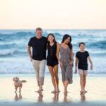 family, nature, beach, people, ocean